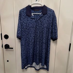 Mens navy G/FORE XXL golf polo